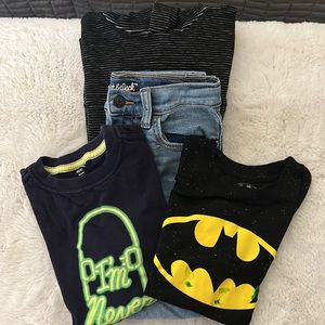 Boys bundle- Jeans two shirts and hoodie
